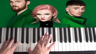 Clean Bandit ft. Charli XCX & Bhad Bhabie - Playboy Style - Piano Tutorial