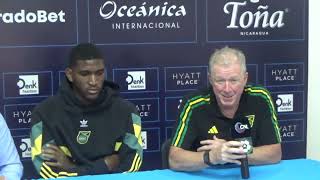 Pre Match Press Conference - Jamaica vs Nicaragua