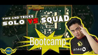 MATRICKS : HOW TO SOLO SQUAD BOOTCAMP! GAMEPLAY SAMBIL TIPS AND TRICKS! - PUBG MOBILE INDONESIA