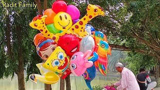 Balonku Ada Lima - Burung Kakatua🧡Balon Karakter Lucu Mix Odong Odong🧡Lagu Anak Populer🧡Radit Family