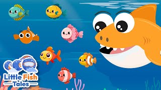 Fish Go Swimming  | Nursery Rhyme | Little Fish Tales | #fish