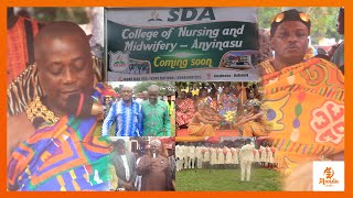 Anyinasuhene Nana Akwasi Awobaa II Unveils His Upcoming Nursing Training College With SDA Church…