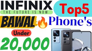 5 INFINIX All Rounder💥Most Popular Phones⚡| 6000mAh Battery, 12gb+256gb😱,200mp camera at just 20,000