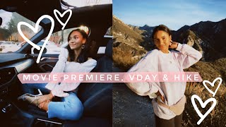 VLOG: movie premiere, valentine's, a new hike ❤️ | Greta Onieogou