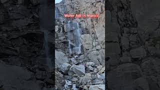 Water falling in Manali 🏞️ #Manali #Waterfall #Nature #Travel #shortsfeed #shorts #offroad #short