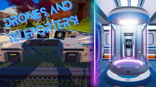 Planet Crafter ep 9 DRONES and TELEPORTERS!