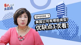 美国开公司有哪些形式 哪种公司类型比较省税? 优缺点1次了解! | 华人美国通EP7