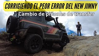 Mejoras en el Suzuki New Jimny 2022. Le cambiamos la piñoneria del transfer case. 15%High/104%Low