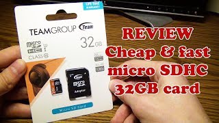 📦 Обзор карточки памяти  microSDHC TEAM на 32Gb (TUSDH32GUHS03)