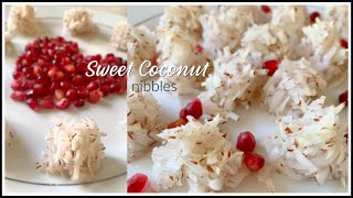 Sweet Flaky Coconut Nibbles - Using Just 2 Ingredients! | Kook With Kim