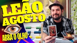 ♌ Tarot Leão . Agosto 2024 . ABRA O OLHO! ESTÁ BEM NO SEU NARIZ... CONFIA NO QUE O FUTURO TE RESERVA