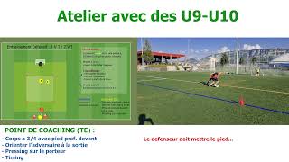 ENTRAINEMENT DEFENSIF FOOTBALL | un contre un (1v1) &  un contre deux (1v2) U9-U10 🇫🇷