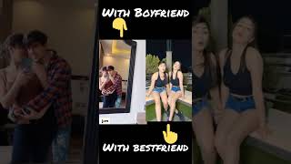 Boy Friend 🆚 Best Friend || Who is Best in Video with ?? #shorts #boyfriend #bestfriend #vs