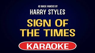 Harry Styles - Sign Of The Times (Karaoke Version)