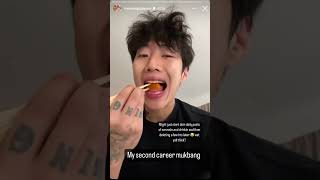 Jay Park Mukbang IG Story 10.11.23 #jaypark #jaywalker #morevision #instagram #instagood #igstory