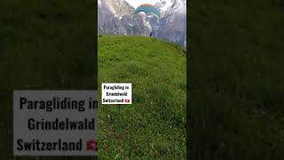 Paraglider Launching in Grindelwald, Switzerland 🇨🇭 | Looks scary 😳🤯😱 will you dare to do it?