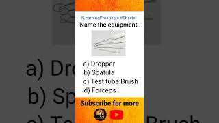 Learn Practicals and Laboratory Concepts - Learning practicals #40 #shorts #chemistry #practical