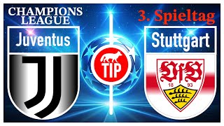 Juventus–VfB Stuttgart Champions League: Prognose & Tipp