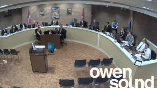 Ciy of Owen Sound April 13, 2015 Council Meeting