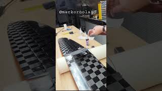 RC DLG Electric carbon fiber building and testing, DIY #shorts