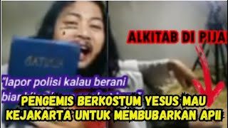 PARAH‼️PENGEMIS BERKOSTUM YESUS MAU KE JAKARTA UNTUK MEMBUBARKAN APII