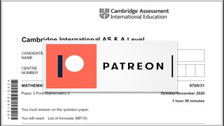 Patreon - A2 Mathematics & Physics