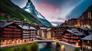 "Winter Wonderland: Exploring Zermatt, Switzerland in 2024! ❄️🏔️