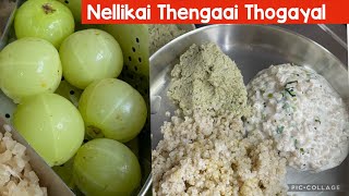 Nellikai Thengai Thogayal | Gooseberries Coconut Chutney