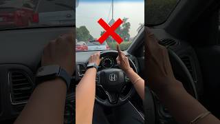 How to hold a steering wheel properly #viral #drivingtips #prodriver #vezel #hondavezel #sorts