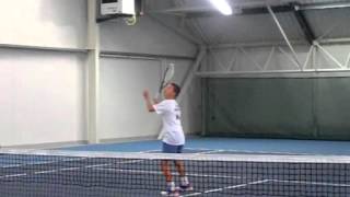 Jaroslav Smedek, volleys and overheads, 240 fps