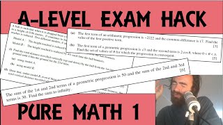 Exam Hack | CIE AS Maths | P1 | Arithmetic and Geometric Series Question