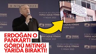 Erdoğan Pendik'te Toplu Açılışta Kılıçdaroğlu Pankartı Gördü Bakın Ne Dedi?