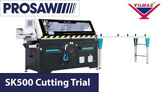 Yilmaz SK500 Automatic Circular saw. Cutting Trial at Prosaw Ltd