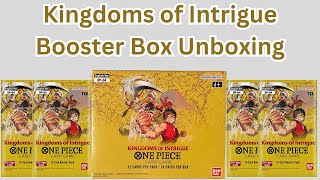 One Piece Kingdoms of Intrigue Booster Box Unboxing! (OP-04)