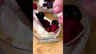 Recette dessert - Coupe Melba vanille fruits rouges