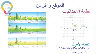 ( ١٠ ) الموقع و الزمن - أنظمة الاحداثيات - الكميات القياسية و المتجهة - الفرق بين المسافة و الإزاحة