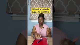 Historical criteria supports the Gospels #shortvideo #shorts #short