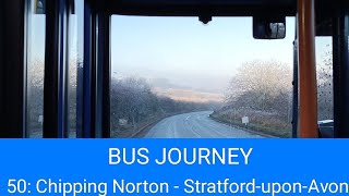 🇬🇧 BUS JOURNEY | Stagecoach Midlands 50: Chipping Norton ➔ Stratford-upon-Avon