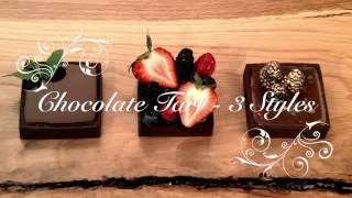 Chocolate Tarts | 3 Different Styles