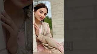 Yumna Zaidi Eid Picture on Eid UL Adha 2023/Beautiful Dress of Yumna Zaidi on Eid/Meraab & Murtasim