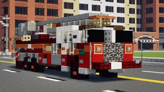 Minecraft NYC FDNY Ladder Fire Truck Tutorial