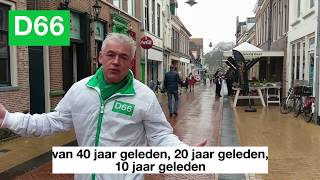 D66 over de binnenstad Steenwijk