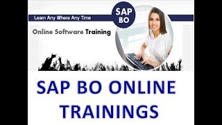 SAP BOBJ Session For Filters,Prompt and Ranking