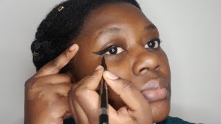 HOW TO: WING OUT YOUR EYE || WINGED EYELINER || GEL LINER TUTORIAL FOR BEGINNERS