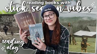 reading books recommended for fans of Stick Season by Noah Kahan🌲 [reading vlog]