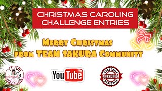 MERRY CHRISTMAS FROM MY TEAM SAKURA COMMUNITY | CHRISTMAS CAROLING CHALLENGE | Sweet Sherry