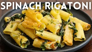 Spinach Pasta Bake | Budget Friendly Make Ahead Recipe