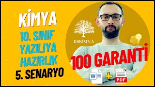 Kimya 10. Sınıf 1. Dönem 1. Yazılıya Hazırlık - 5. Senaryo