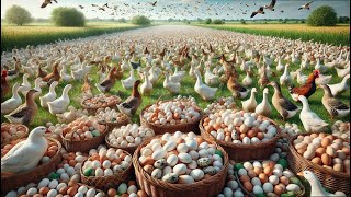 How To Raise And Harvest Hundreds Of Eggs On A Free Range Egg Laying Duck Farm - Egg Laying Ducks