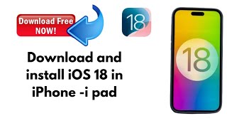 How to install iOS 18 developer beta in iPhone -i pad|how we can download and install iOS 18